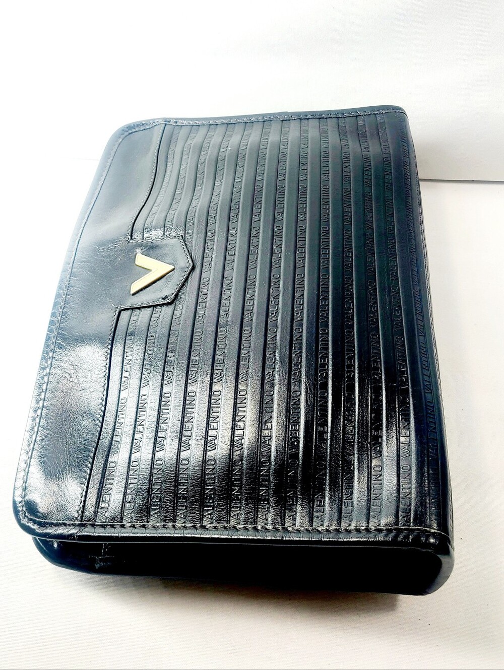 Mario Valentino Leather Clutch Bag - Picture 6 of 6